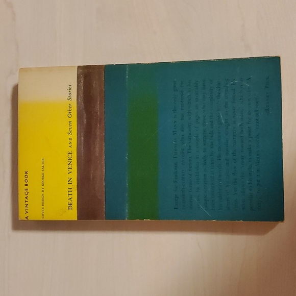 Death in Venice and Seven Other Stories by Thomas Mann - Picture 2 of 2